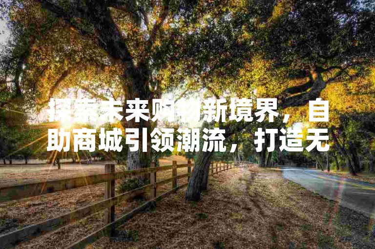 探索未来购物新境界，自助商城引领潮流，打造无与伦比的便捷购物之旅！2025必备技能。