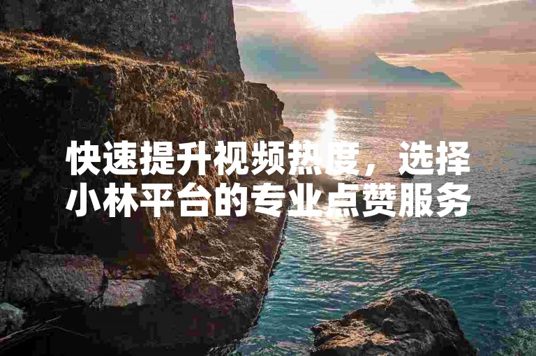 快速提升视频热度，选择小林平台的专业点赞服务。
