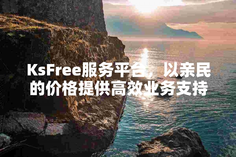 KsFree服务平台，以亲民的价格提供高效业务支持