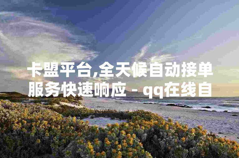 卡盟平台,全天候自动接单服务快速响应 - qq在线自助下单系统 - QQ空间秒赞仅需10元