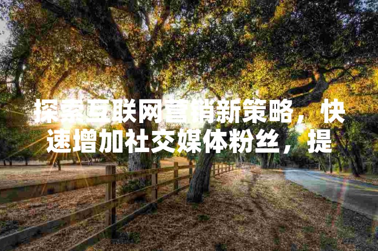 探索互联网营销新策略，快速增加社交媒体粉丝，提升拼多多商品砍价成功率，并获取QQ空间高浏览量技巧。