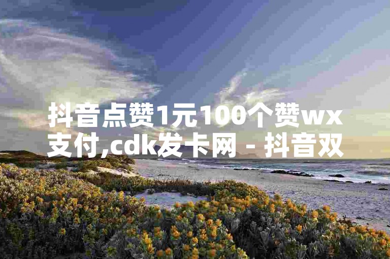 抖音点赞1元100个赞wx支付,cdk发卡网 - 抖音双击平台dou下单-稳定 - 快手小店怎么推广