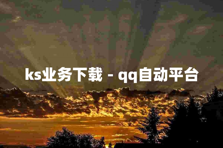 ks业务下载 - qq自动平台
