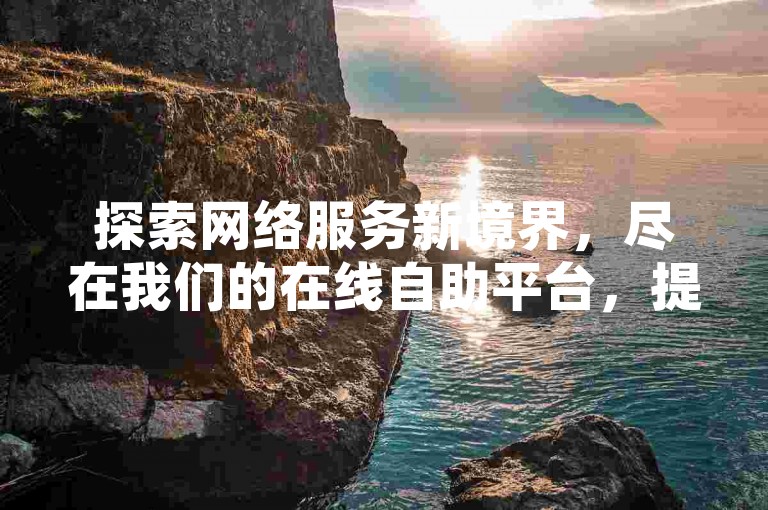 探索网络服务新境界，尽在我们的在线自助平台，提供最具竞争力的价格。