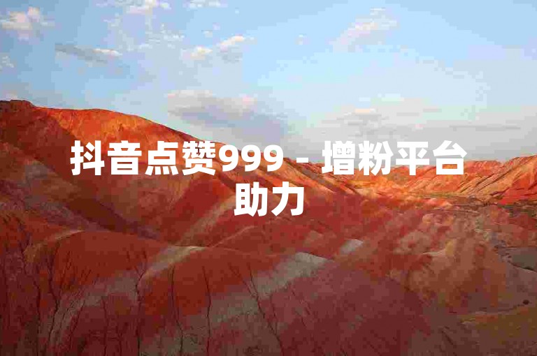 抖音点赞999 - 增粉平台助力