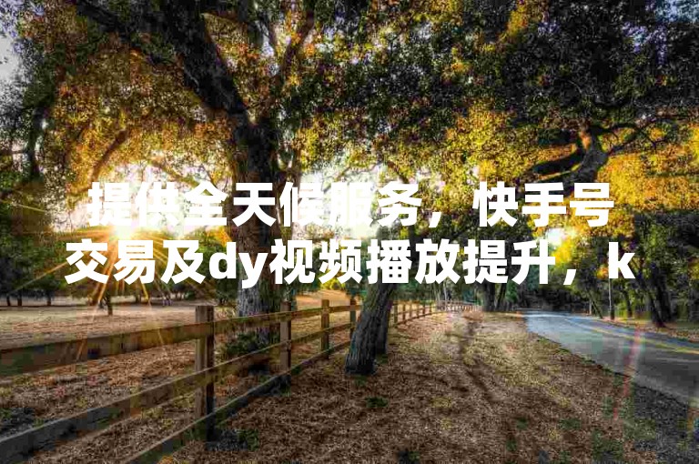 提供全天候服务，快手号交易及dy视频播放提升，ks点赞仅需一元即可获得1000赞，快速见效。