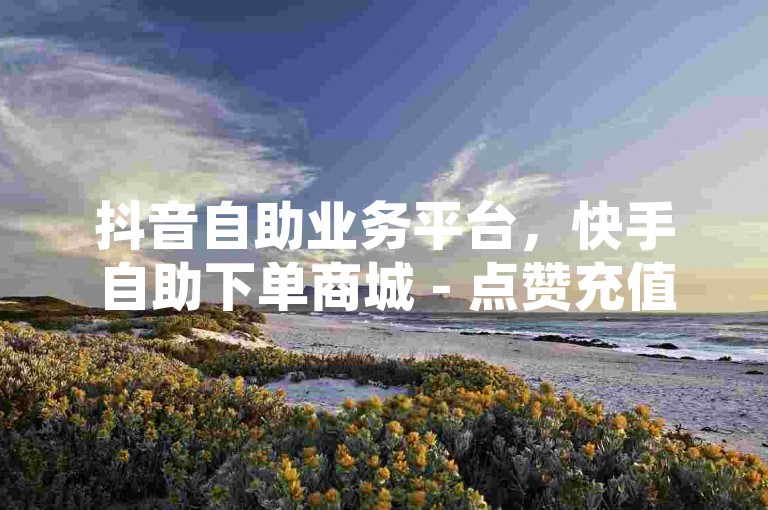 抖音自助业务平台，快手自助下单商城 - 点赞充值快速到账 - 空间访客量0.1元一万的秘密揭晓。