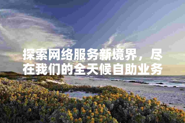 探索网络服务新境界，尽在我们的全天候自助业务平台，提供QQ钻务与抖音推广，享受超值优惠。