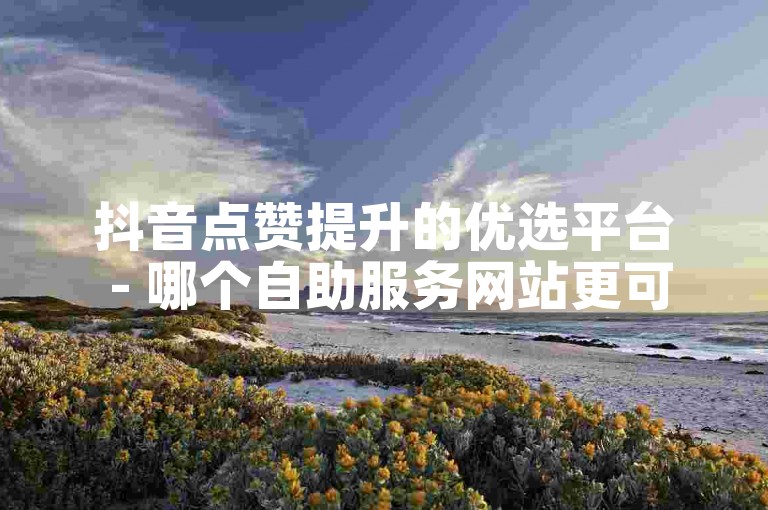 抖音点赞提升的优选平台 - 哪个自助服务网站更可靠？