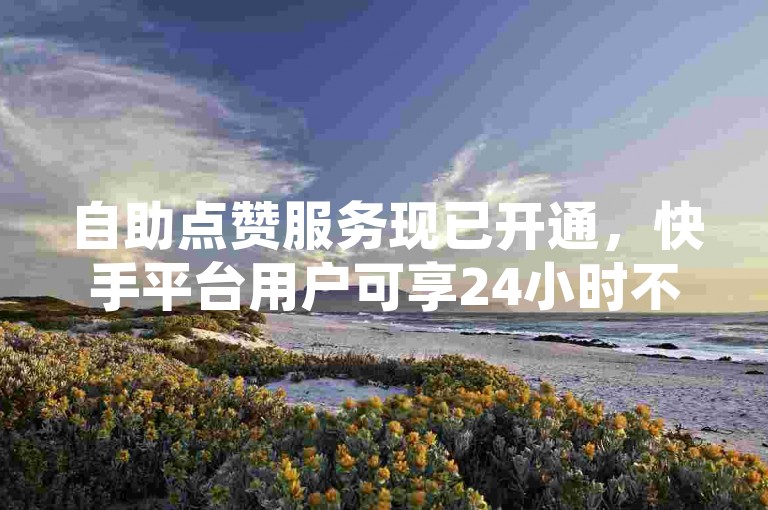 自助点赞服务现已开通，快手平台用户可享24小时不间断的点赞支持。