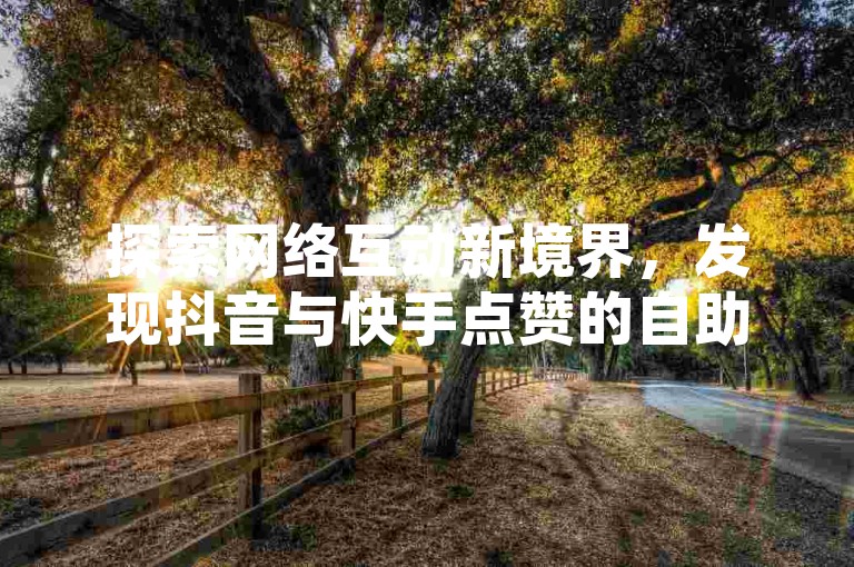 探索网络互动新境界，发现抖音与快手点赞的自助式增长服务。