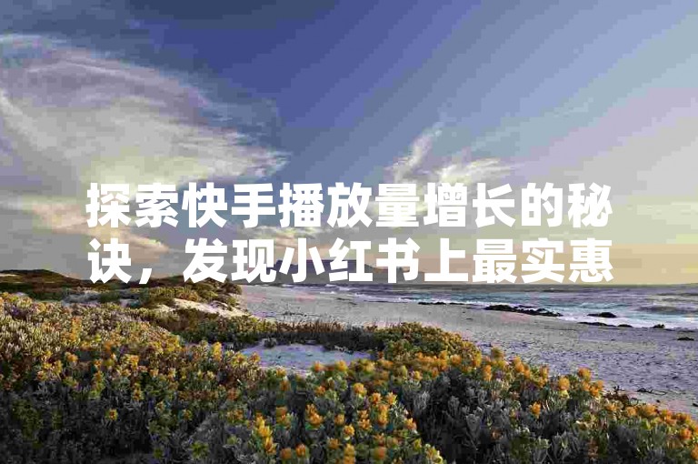 探索快手播放量增长的秘诀，发现小红书上最实惠的点赞服务，以及全民K歌粉丝激增的超值优惠。