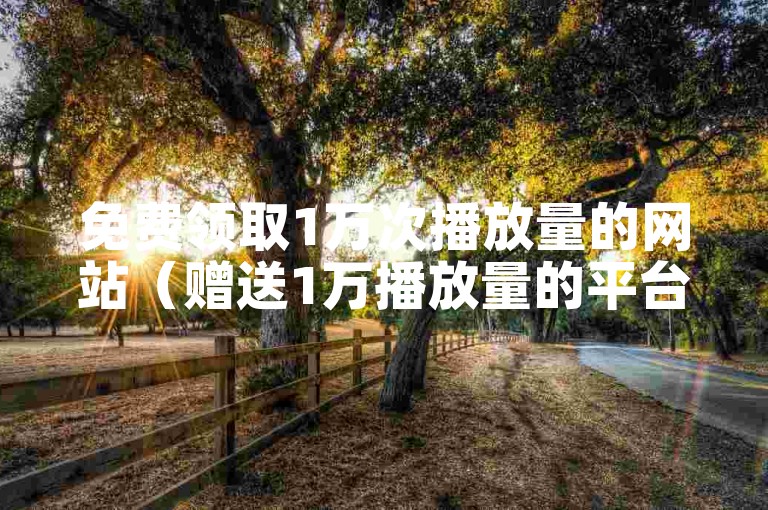 免费领取1万次播放量的网站（赠送1万播放量的平台）