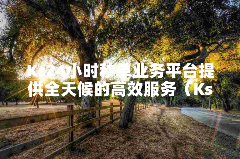 Ks24小时秒单业务平台提供全天候的高效服务（Ks24小时秒单业务平台推出限时折扣）。