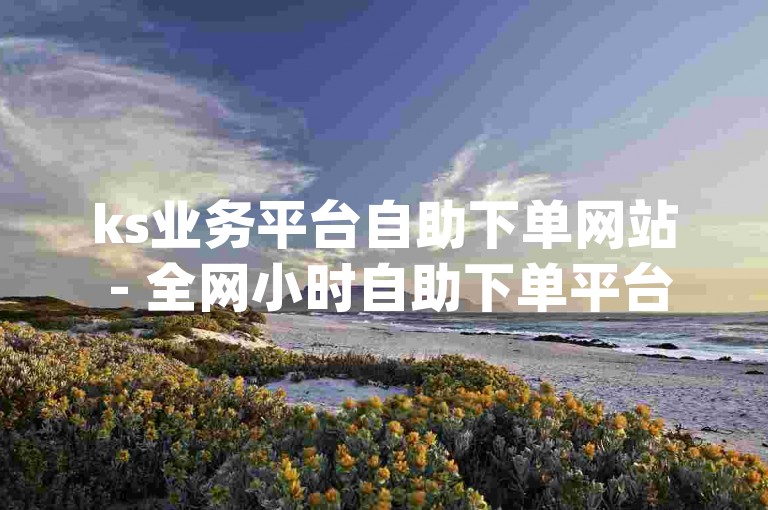 ks业务平台自助下单网站 - 全网小时自助下单平台dy
