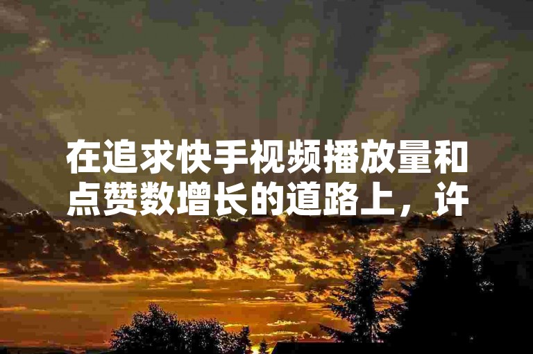 在追求快手视频播放量和点赞数增长的道路上，许多人转向了在线自助业务平台，这些平台提供24小时不间断的抖音业务下单服务，甚至包括刷QQ会员等卡盟服务，以探索数字世界的无限可能。