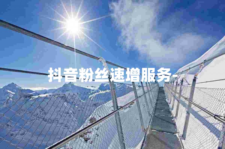 抖音粉丝速增服务-5元立得500关注者。