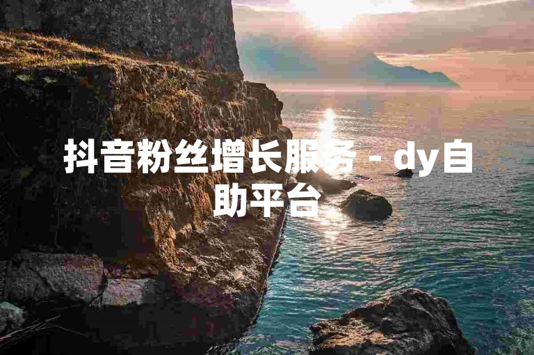 抖音粉丝增长服务 - dy自助平台
