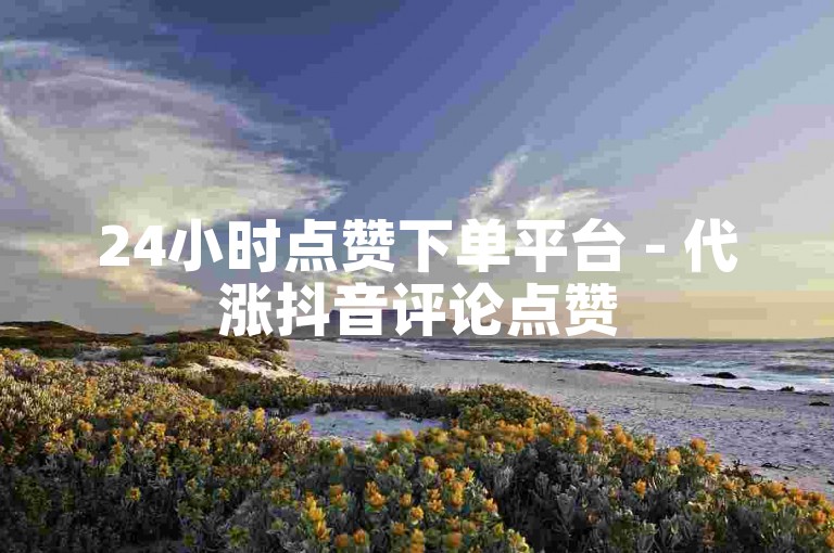 24小时点赞下单平台 - 代涨抖音评论点赞