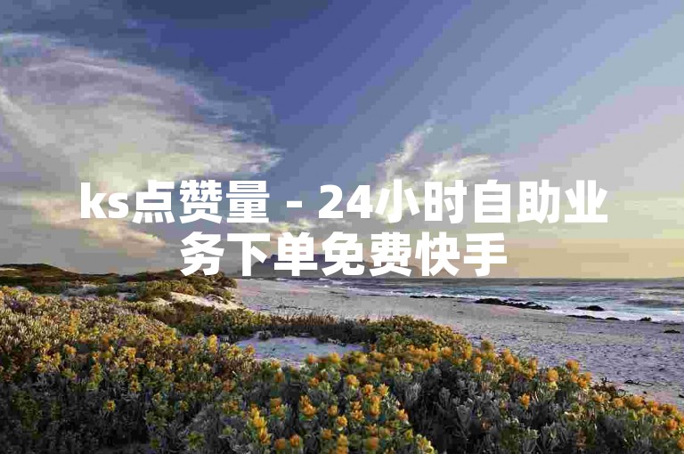 ks点赞量 - 24小时自助业务下单免费快手