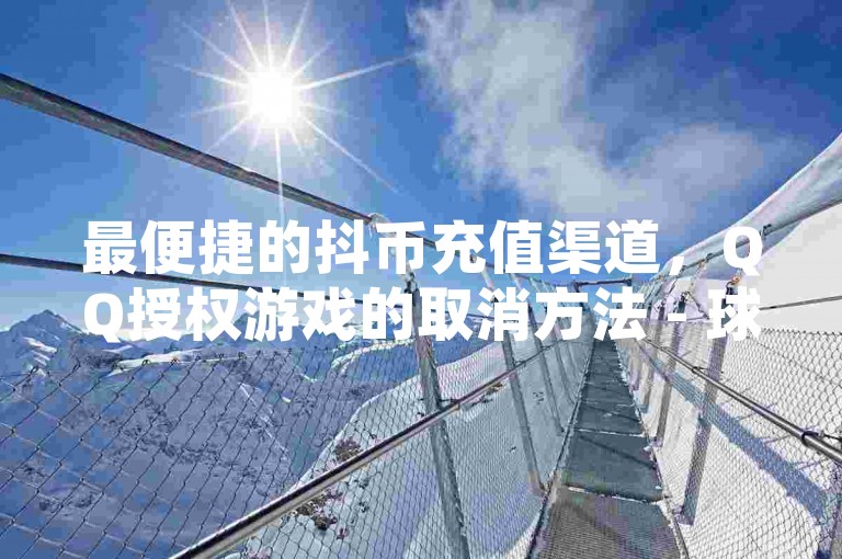 最便捷的抖币充值渠道，QQ授权游戏的取消方法 - 球球大作战商城的自助下单网站 - QQ空间优质照片的设置技巧