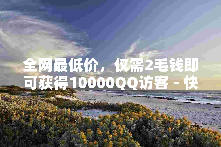 全网最低价，仅需2毛钱即可获得10000QQ访客 - 快手在线下单平台，二十四小时服务不停歇。