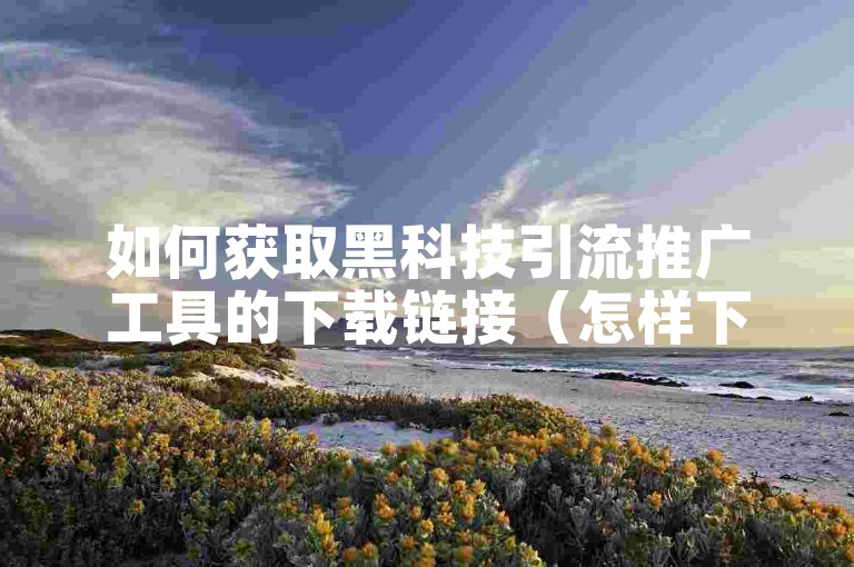 如何获取黑科技引流推广工具的下载链接（怎样下载黑科技引流推广软件）