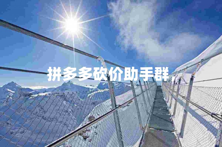 拼多多砍价助手群，500人在线互帮互助，专业团队提供真人助力服务。