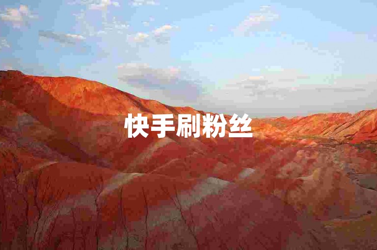 快手刷粉丝50 - 全网最低价涨粉平台。