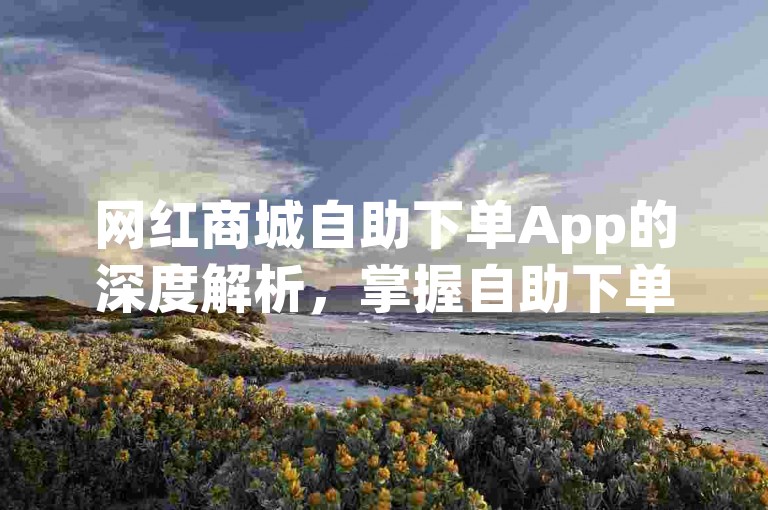 网红商城自助下单App的深度解析，掌握自助下单技巧，畅享网红商城购物乐趣！2025必备技能。