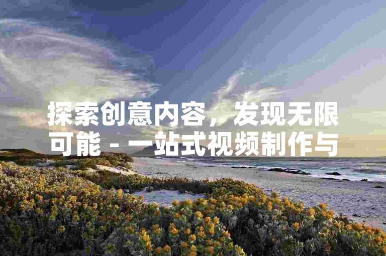 探索创意内容，发现无限可能 - 一站式视频制作与分享平台。