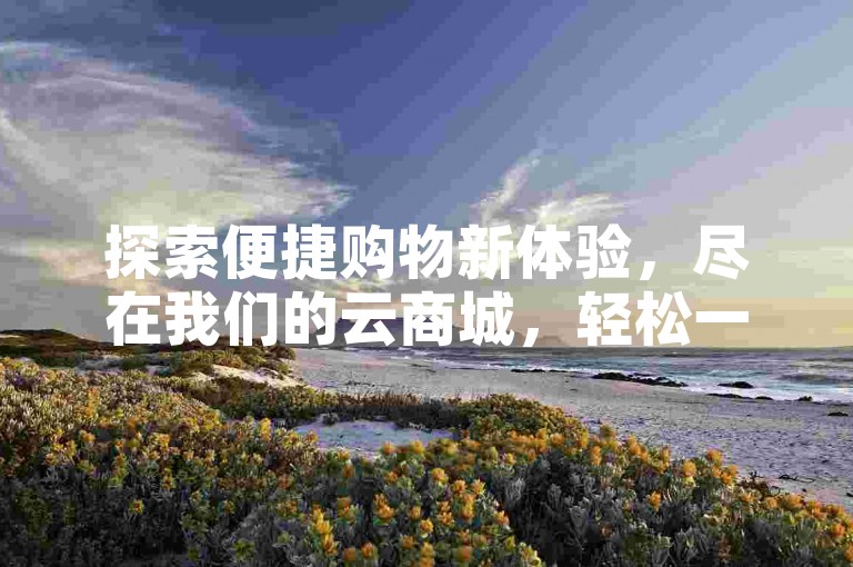 探索便捷购物新体验，尽在我们的云商城，轻松一点，0.1元即可获得10000个赞！