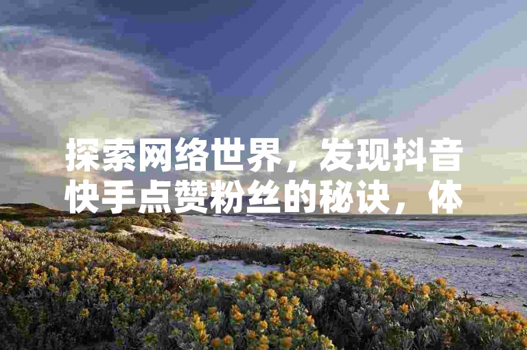 探索网络世界，发现抖音快手点赞粉丝的秘诀，体验24小时自助服务的便捷，拼多多助力在线，还有黑客教你如何窥探好友QQ空间的奥秘。