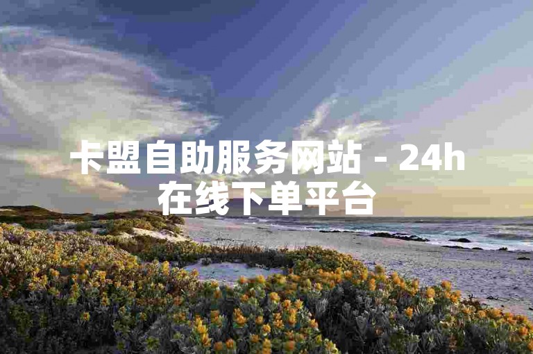 卡盟自助服务网站 - 24h在线下单平台