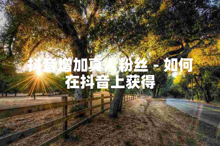 抖音增加真人粉丝 - 如何在抖音上获得500个真实粉丝。